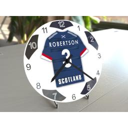 ANY Football Gifts - Personalised Football Team Shirt Wall Clock