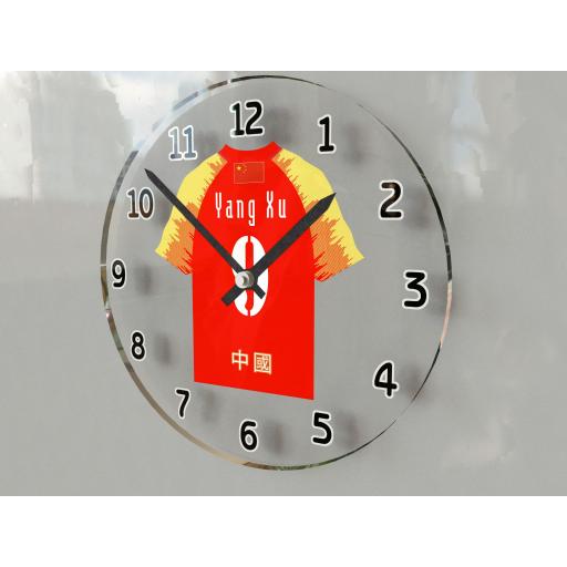 China Football Gifts - Personalised Football Team Shirt Wall Clock