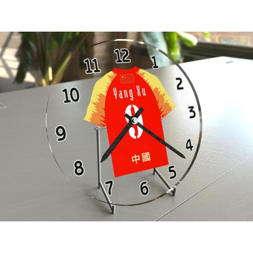 China Football Gifts - Personalised Football Team Shirt Wall Clock